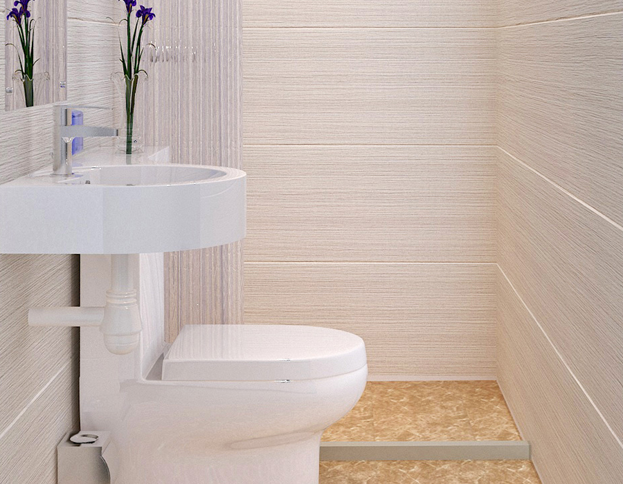 Modulares Hotelbadezimmer mit vollständiger PEC-Harzfaserplattenkonstruktion