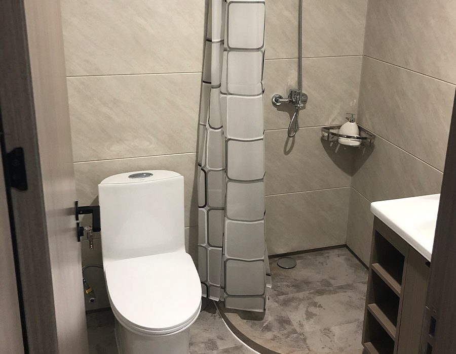 Horizontale vorgefertigte modulare Sanitärbäder aus PEC-Wandbrett