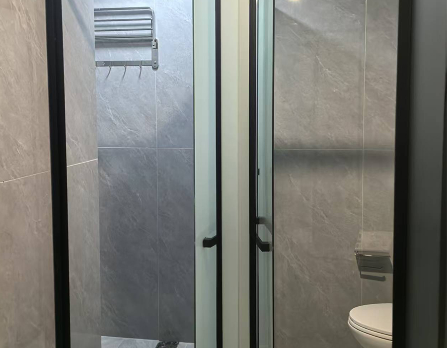 Vorgefertigte Badezimmer-Pods mit Keramikfliesen-Felsplattenoberfläche