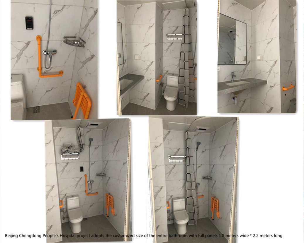 Das Beijing City People's Hospital-Projekt übernimmt die kundenspezifische Sanitärkeramik von Kounor in der Größe 1,8 m x 2,2 m