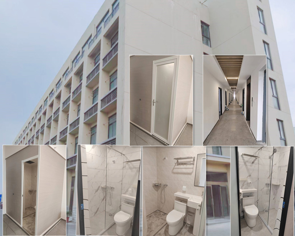 Hangzhou Qiantang Industrial Park Talent Apartment Project Zusammengebautes ganzes Badezimmer